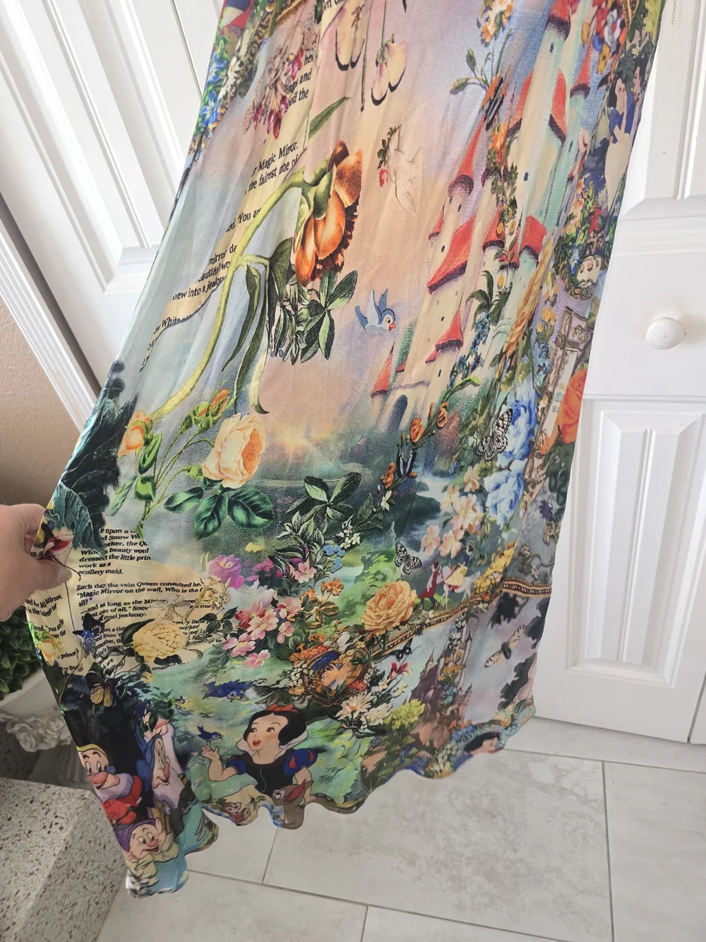 NEW!!Camilla * Unicorn Kindest One Of All Fairy-Tale SILK Maxi Dress Sold Out! - Picture 13 of 14